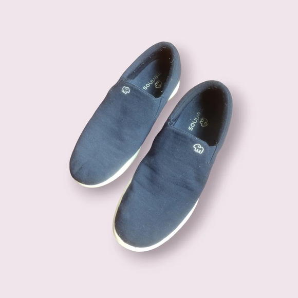 Merinos Men's Slip-Ons Navy/White Size 9 - Picture 14 of 16
